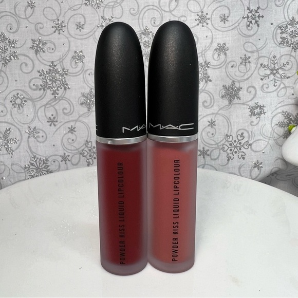 MAC Cosmetics Kiss It Twice Lipstick Kit - Best Sellers - Powder Kiss Liquid Lip - Picture 2 of 7